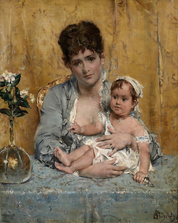 Picture of MOTHER AND CHILD 1875