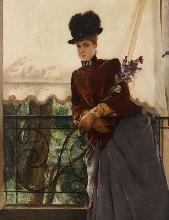 Picture of PORTRAIT OF MADEMOISELLE DUBOIS 1884