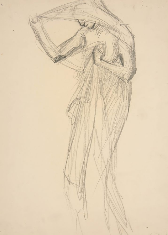 Picture of FIGURE STUDY FOR THE HOURS, SKETCH FOR MURAL FOR THE STATE CAPITOL BUILDING IN HARRISBURG, PA