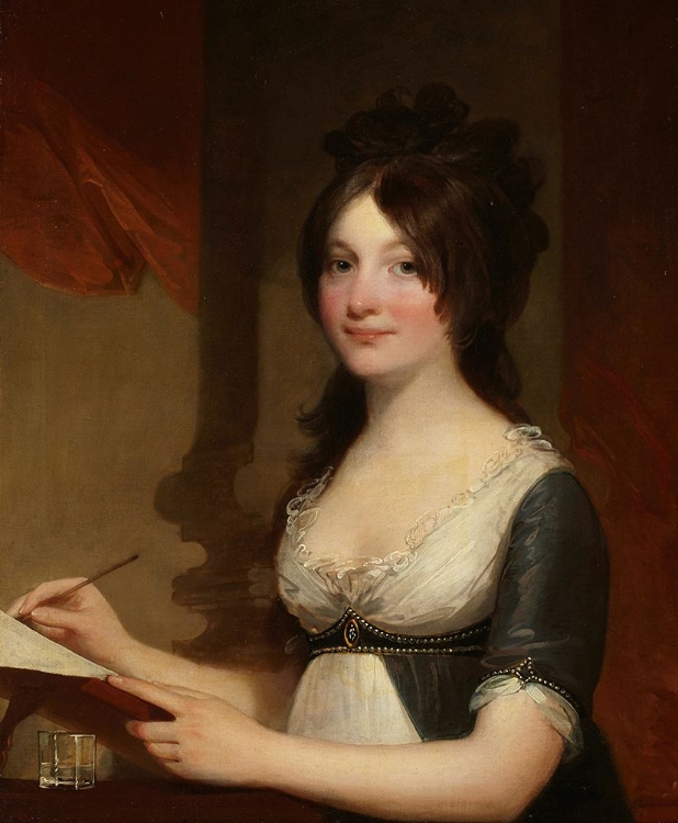 Picture of PORTRAIT OF A YOUNG WOMAN 1802
