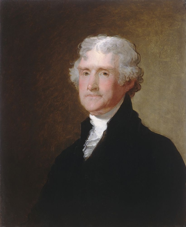 Picture of THOMAS JEFFERSON CIRCA 1821