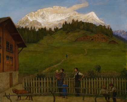 Picture of EVENING IN SWITZERLAND II 1916