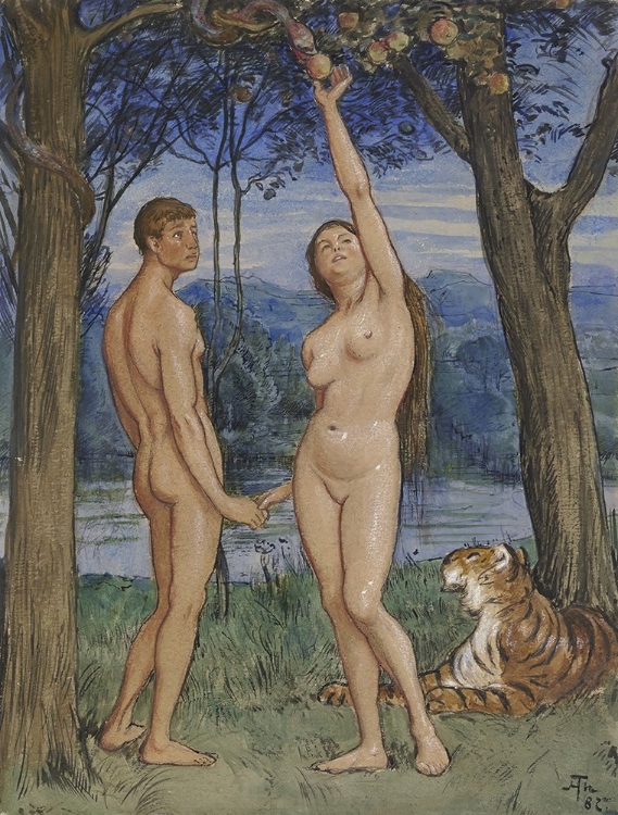 Picture of ADAM AND EVE 1882