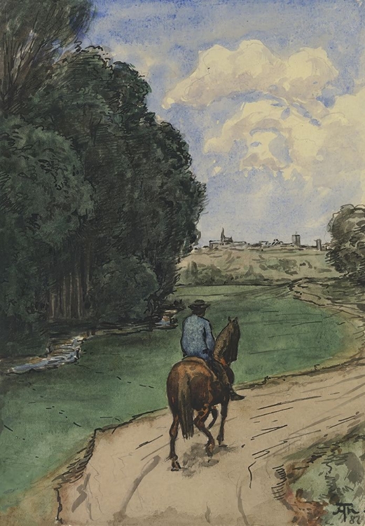 Picture of AT THE EDGE OF THE FOREST 1887