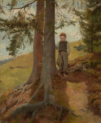 Picture of FARM BOY AT THE EDGE OF THE FOREST 1862