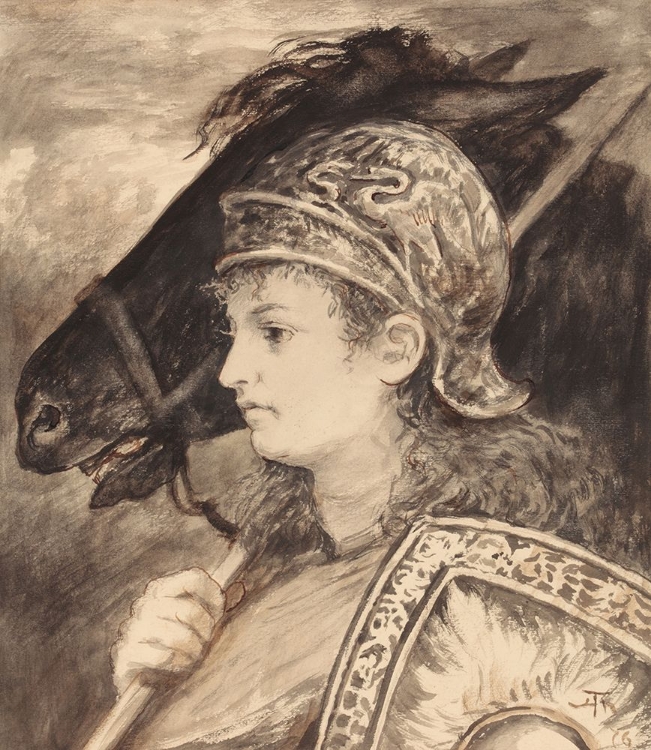 Picture of BRUNHILDA WITH GRANE 1876