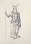 Picture of BRUNNHILDE WHITE ROBE SILVER ARMOR HELMET AND WEAPONS 1897