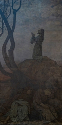 Picture of CHRIST ON THE MOUNT OF OLIVES 1907