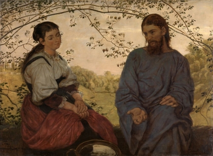 Picture of CHRIST AND THE SAMARITAN WOMAN 1881
