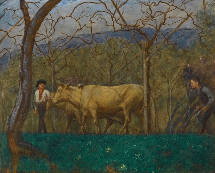 Picture of DUSK ON LAKE GARDA 1906