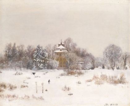Picture of THE WASTELAND NEAR FRANKFURT IN THE WINTER OF 1879