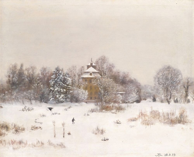 Picture of THE WASTELAND NEAR FRANKFURT IN THE WINTER OF 1879