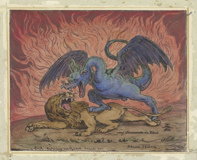Picture of DRAGON AND LION 1903