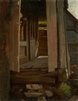 Picture of ENTRANCE TO A BLACK FOREST HOUSE IN 1862