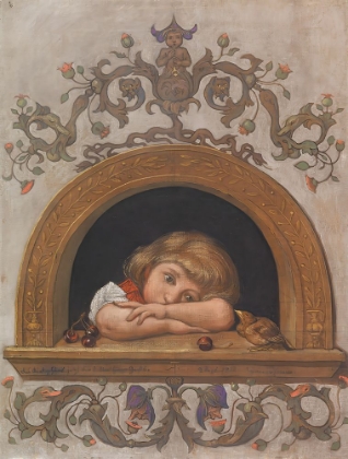 Picture of ELLA AT THE SEMICIRCULAR WINDOW 1887