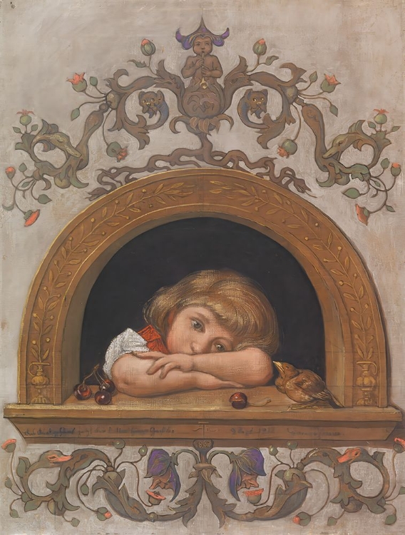 Picture of ELLA AT THE SEMICIRCULAR WINDOW 1887