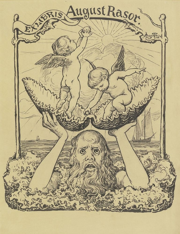 Picture of EX LIBRIS AUGUST RASOR 1898