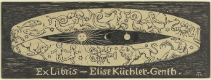 Picture of EXLIBRIS ELISE KUCHLER GENTH 1908
