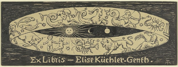 Picture of EXLIBRIS ELISE KUCHLER GENTH 1908