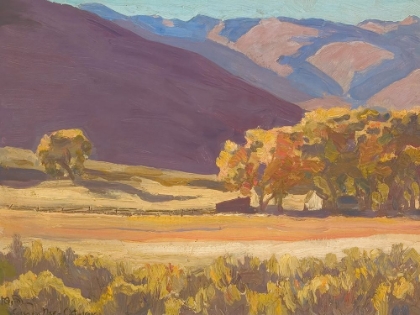 Picture of AUTUMN COTTONWOODS, NEAR CARSON, NEVADA 1919