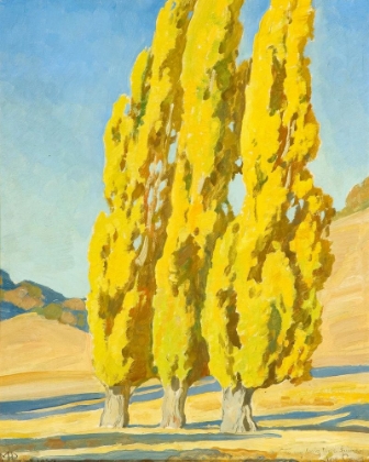 Picture of AUTUMNAL POPLARS 1932