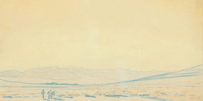 Picture of DESERT WITH PROSPECTOR, COACHELLA VALLEY 1937