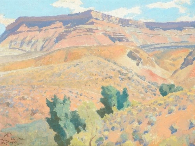 Picture of DITCH LINE AND MESA, TOQUERVILLE 1933