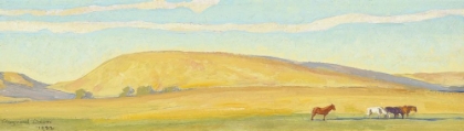 Picture of GOLDEN RANGE, STUDY FOR A MURAL 1922