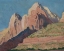 Picture of LANDSCAPE, ZION NATIONAL PARK CA 1933