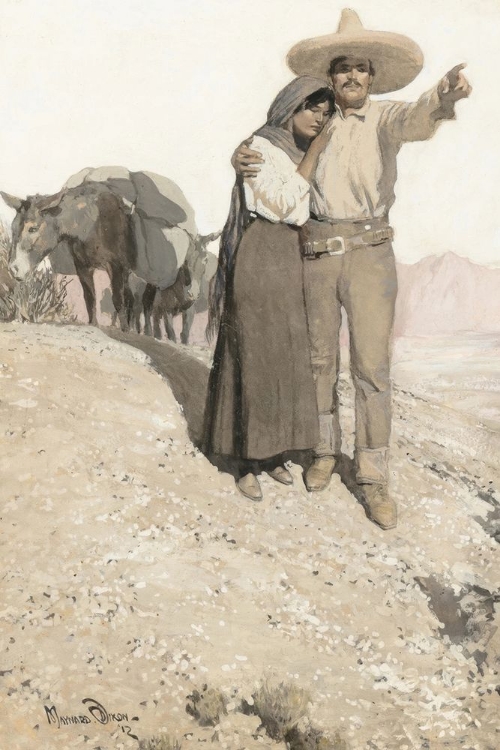 Picture of MEXICAN MAN AND WOMAN 1912