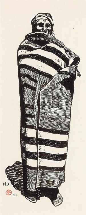 Picture of NAVAJO IN CHIEFS ROBE 1942