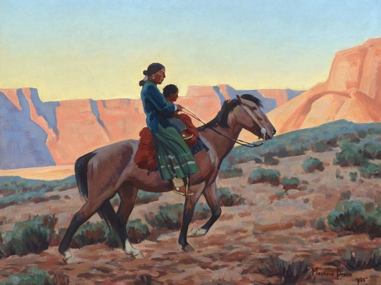 Picture of NAVAJO MOTHER 1945