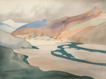 Picture of NEVADA MOUNTAIN LANDSCAPE 1937