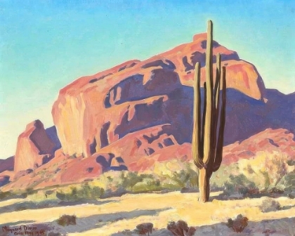 Picture of RED ROCKS AND CACTUS 1945