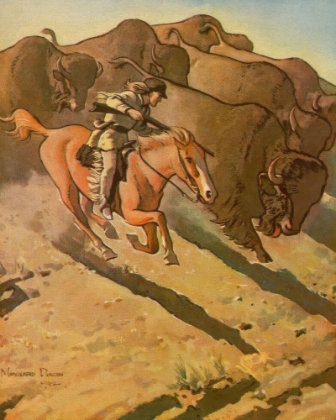 Picture of RUNNING BUFFALO