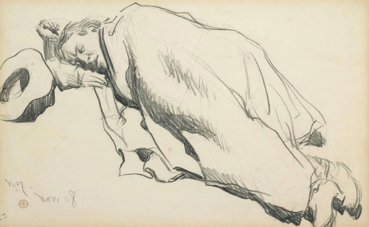 Picture of SLEEPING COWBOY 1908