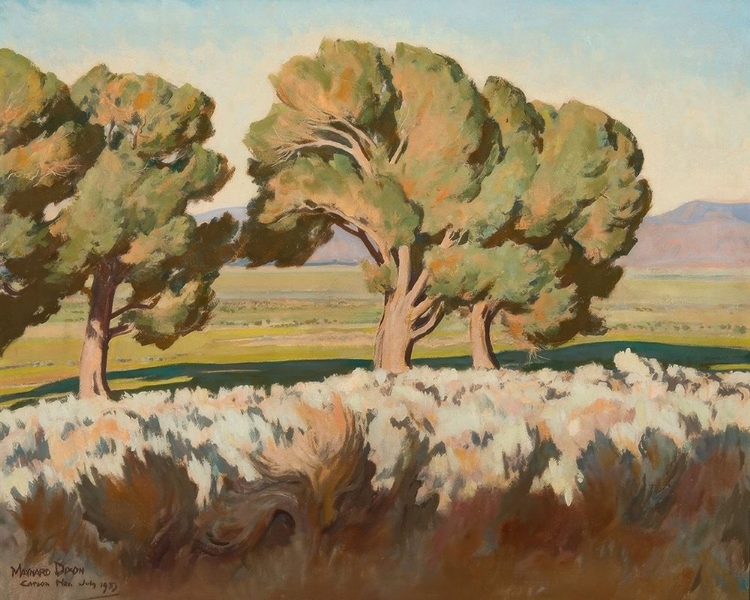 Picture of SUMMER COTTONWOODS, JULY 1933