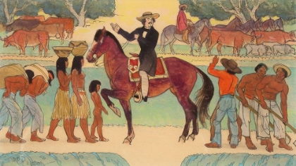 Picture of THE CALIFORNIA GOLD RUSH - GENERAL SUTTER, CA 1930