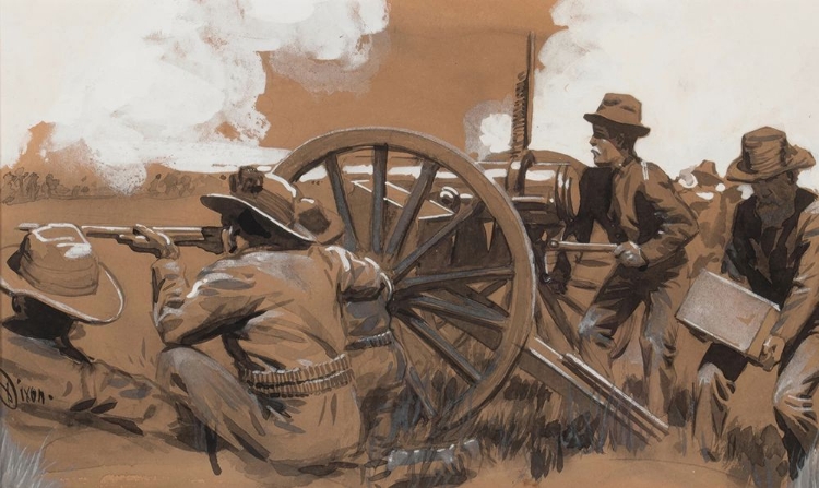 Picture of THE GATLING GUN CA 1910