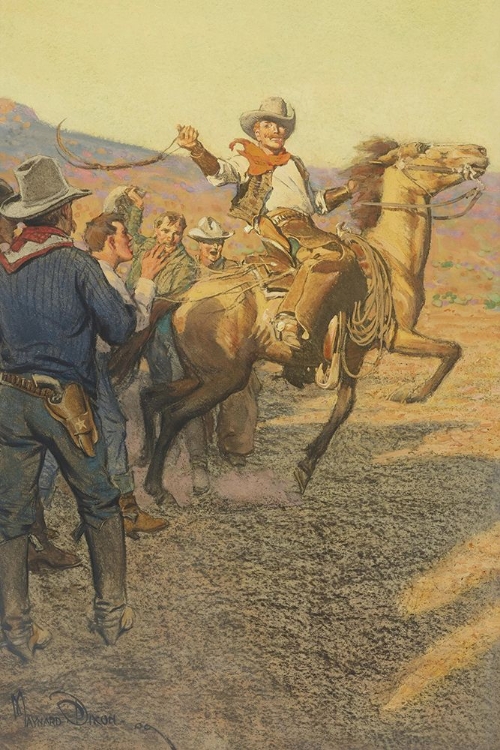 Picture of YOULL HAVE TO GROW WINGS TO CATCH ME AND RED EAGLE 1909