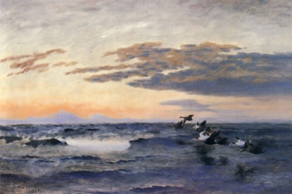 Picture of EIDERS AT SUNRISE 1928