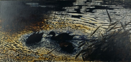 Picture of EVENING WILD DUCKS THE LEOPARD SKIN 1901