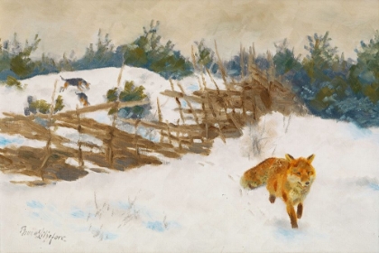 Picture of FOX IN WINTER LANDSCAPE CA 1939