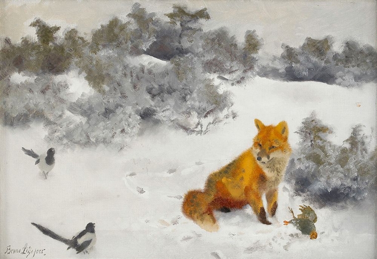 Picture of FOX IN WINTER LANDSCAPE 1939