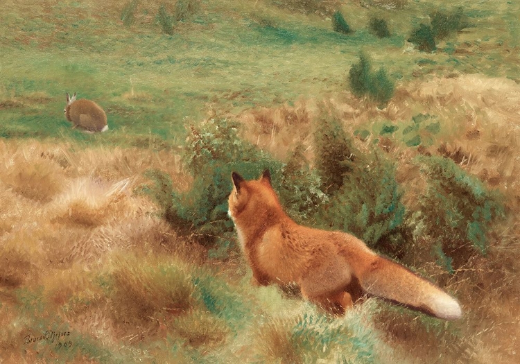 Picture of FOX WITH HARE 1909