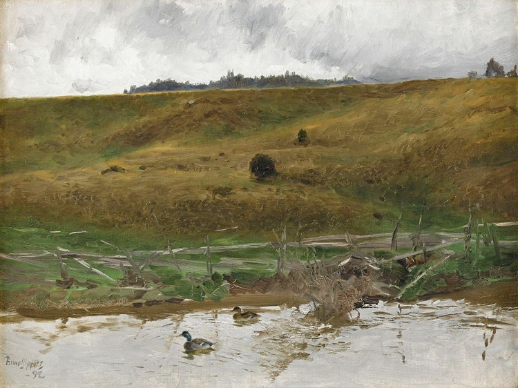 Picture of LAKE WITH DUCKS 1892