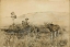 Picture of LANDSCAPE WITH ELK FAMILY 1888
