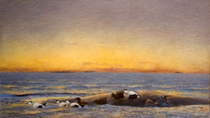 Picture of MORNING MOOD BY THE SEA 1896