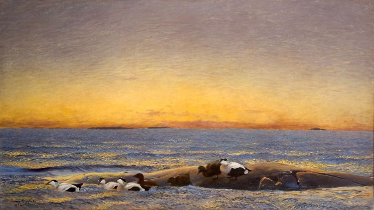 Picture of MORNING MOOD BY THE SEA 1896