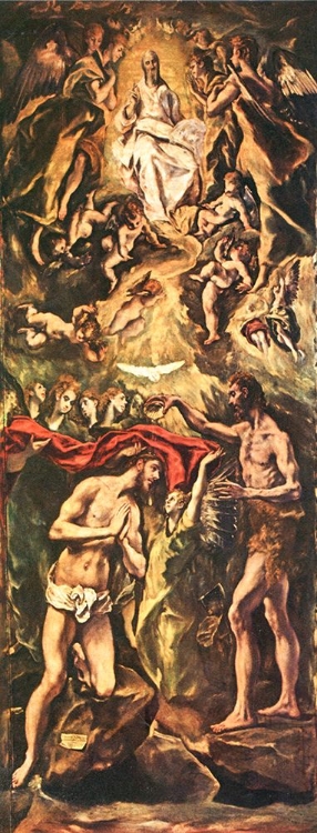 Picture of COLEGIO DE DONA HIGH ALTAR, BAPTISM OF CHRIST CA 1596